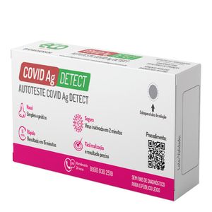 Autoteste Covid-19 Nasal Ag Detect 1 Unidade