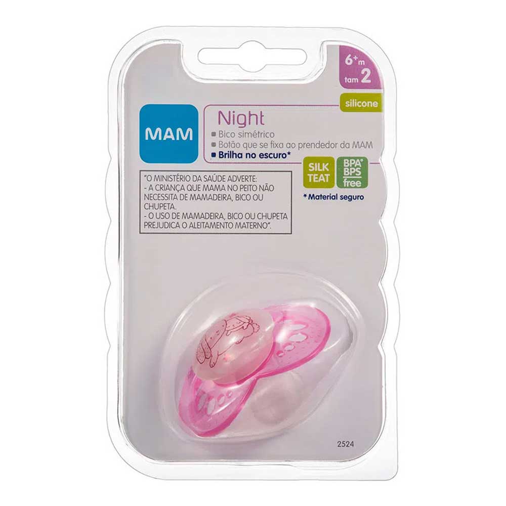 Chupeta MAM Night Girls 6+ meses - 2524