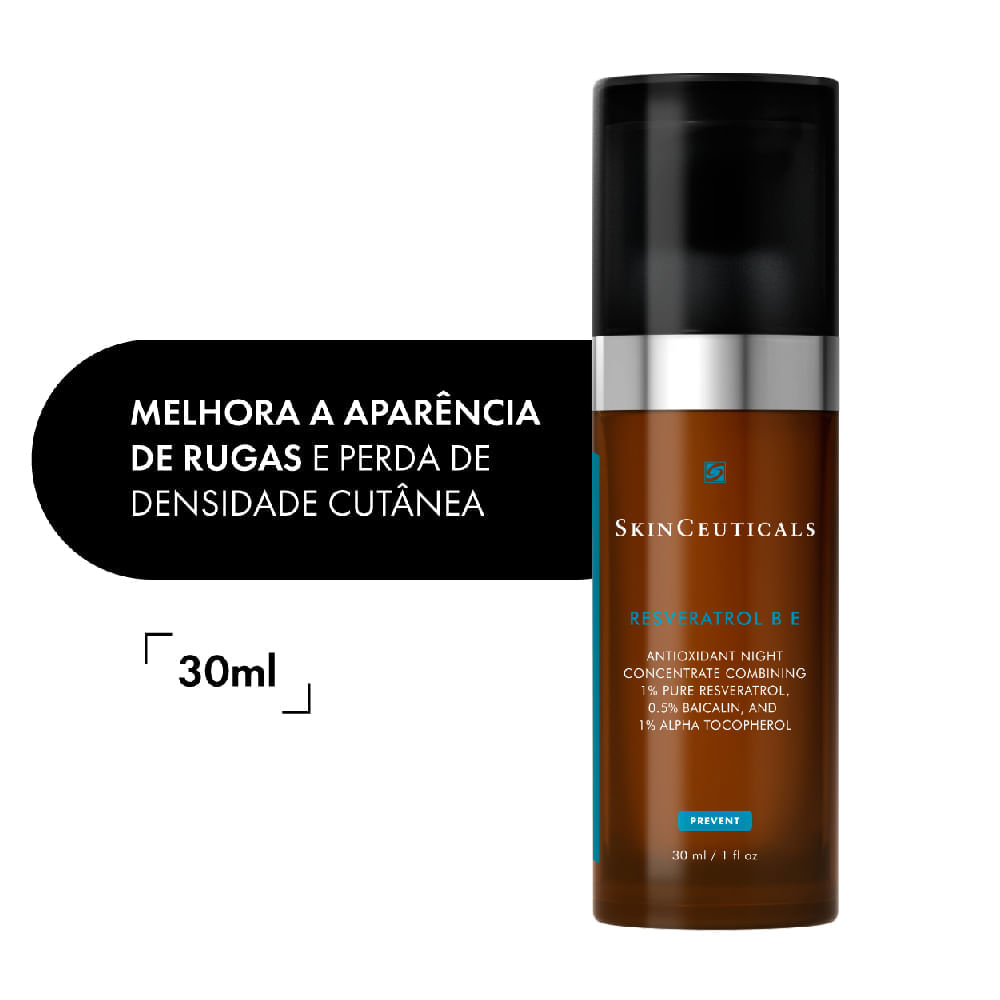 Resveratrol B E Antioxidante Night SkinCeuticals Antienvelhecimento