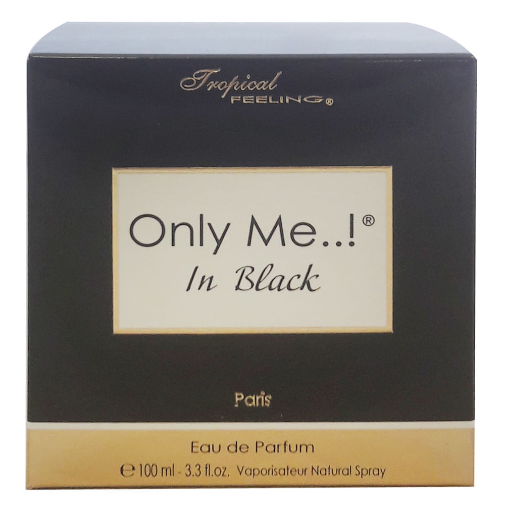 Only Me In Black Paris Bleu Perfume Feminino Eau de Parfum Memed