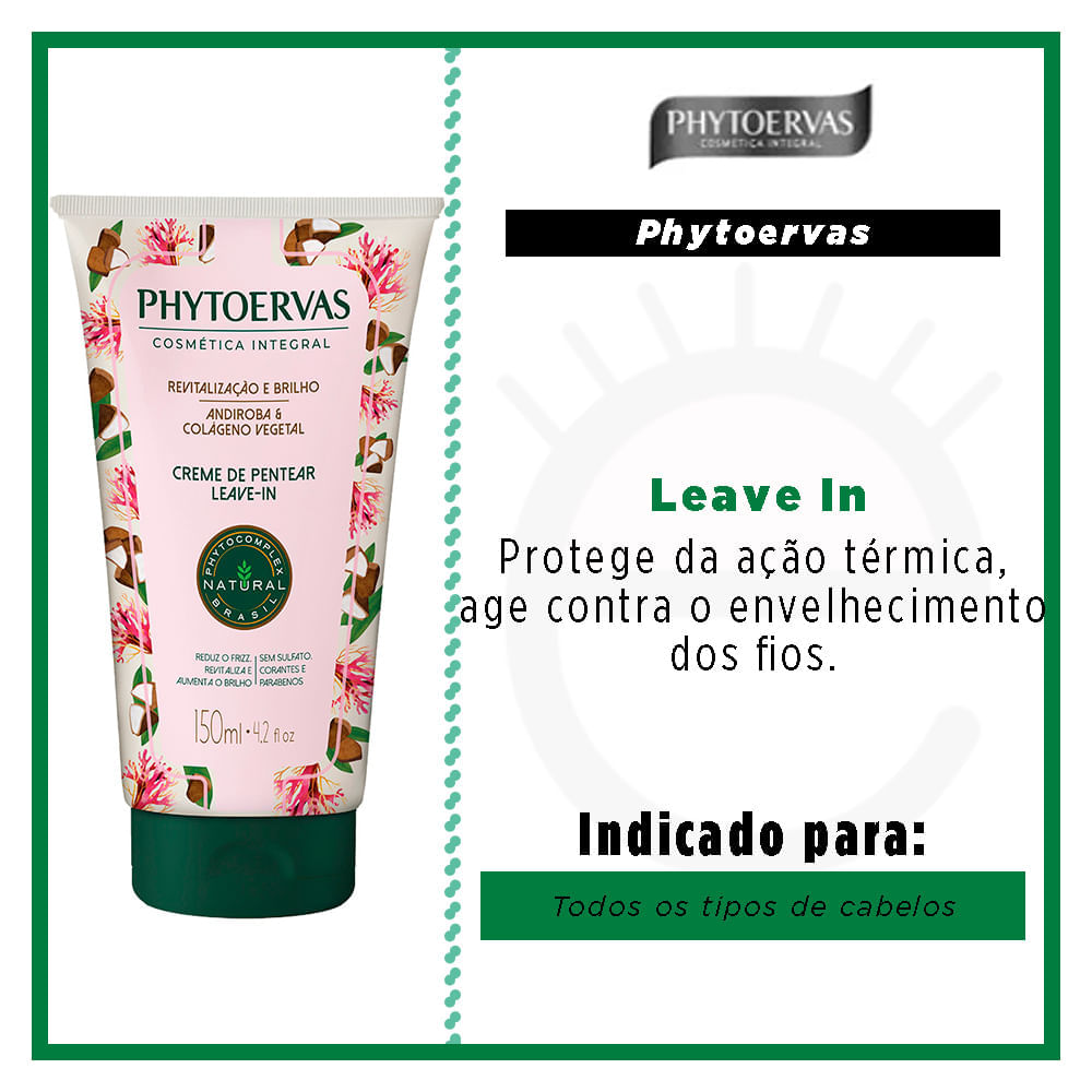 Shampoo Phytoervas Revitalização e Brilho