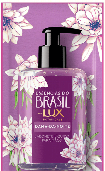Sabonete Líquido para as Mãos Lux Botanicals Essências do Brasil Dama da  Noite com 240ml